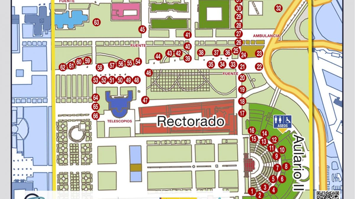 Mapa de los estands de la Nit de la Investigació en la Universidad de Alicante Mapa de los estands de la Nit de la Investigació en la Universidad de Alicante