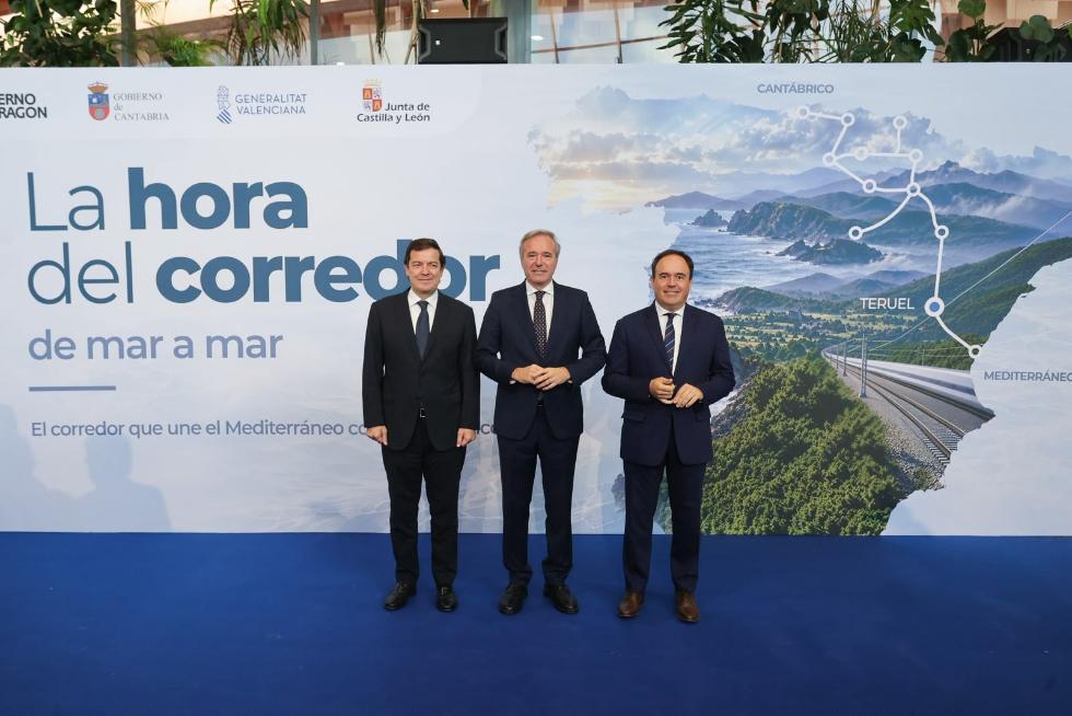 Pérez Llorca acude al acto del Corredor Mediterráneo en Terual Pérez Llorca acude al acto del Corredor Mediterráneo en Terual