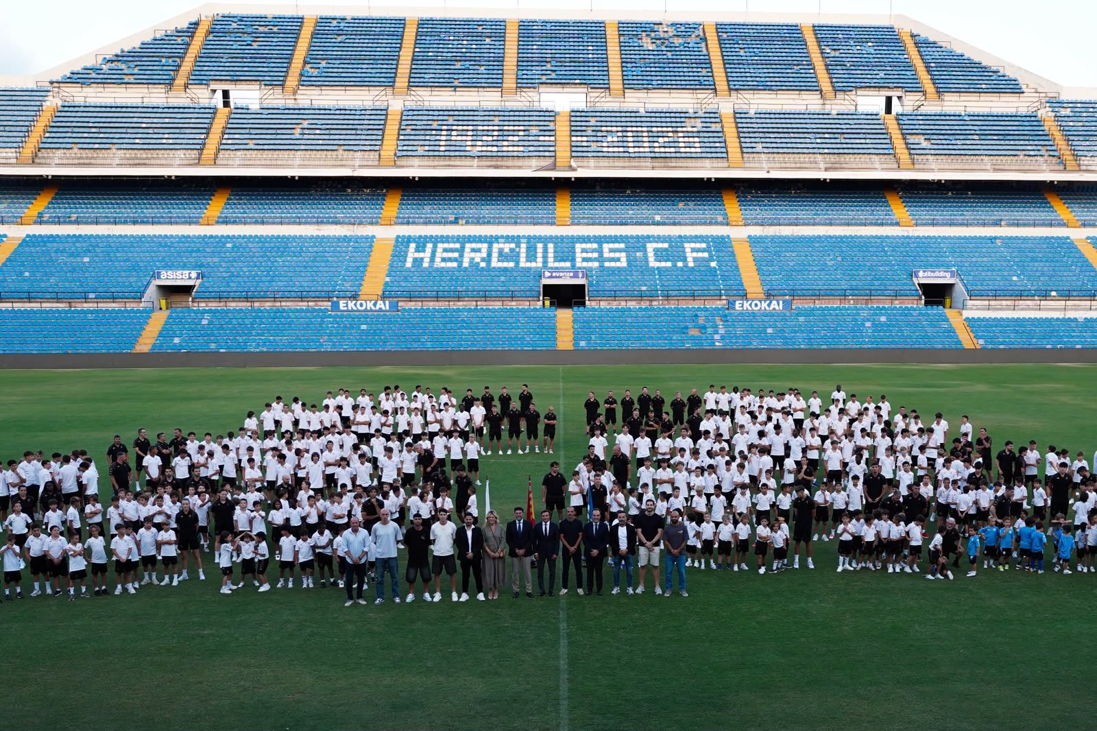 Acto de presentación de la cantera del Hércules CF