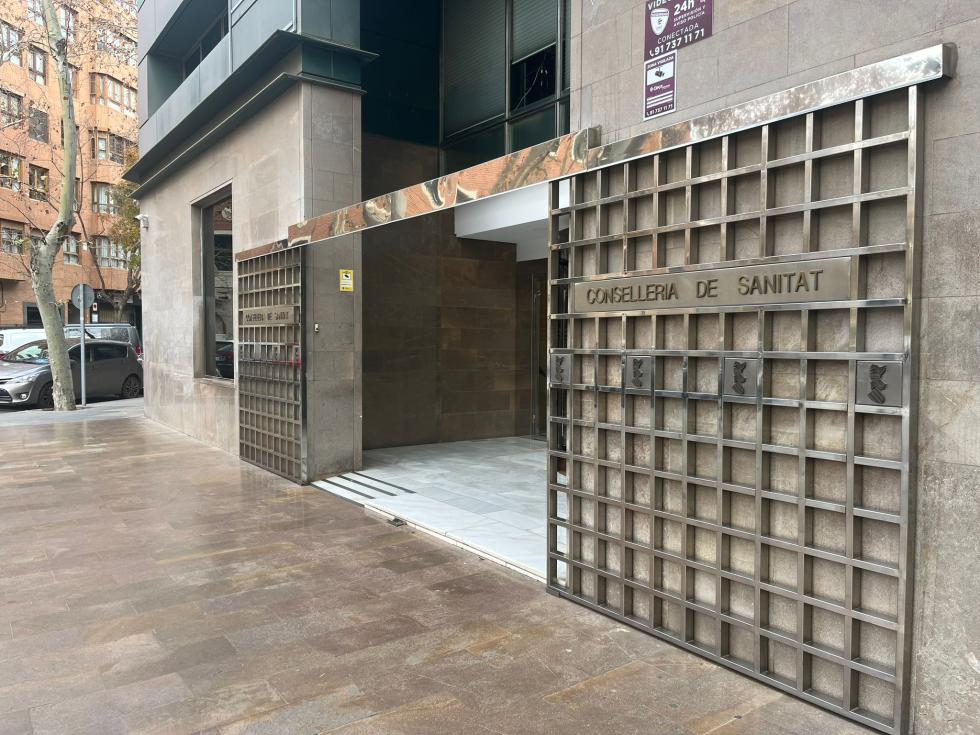 Fachada de la Conselleria de Sanidad Fachada de la Conselleria de Sanidad