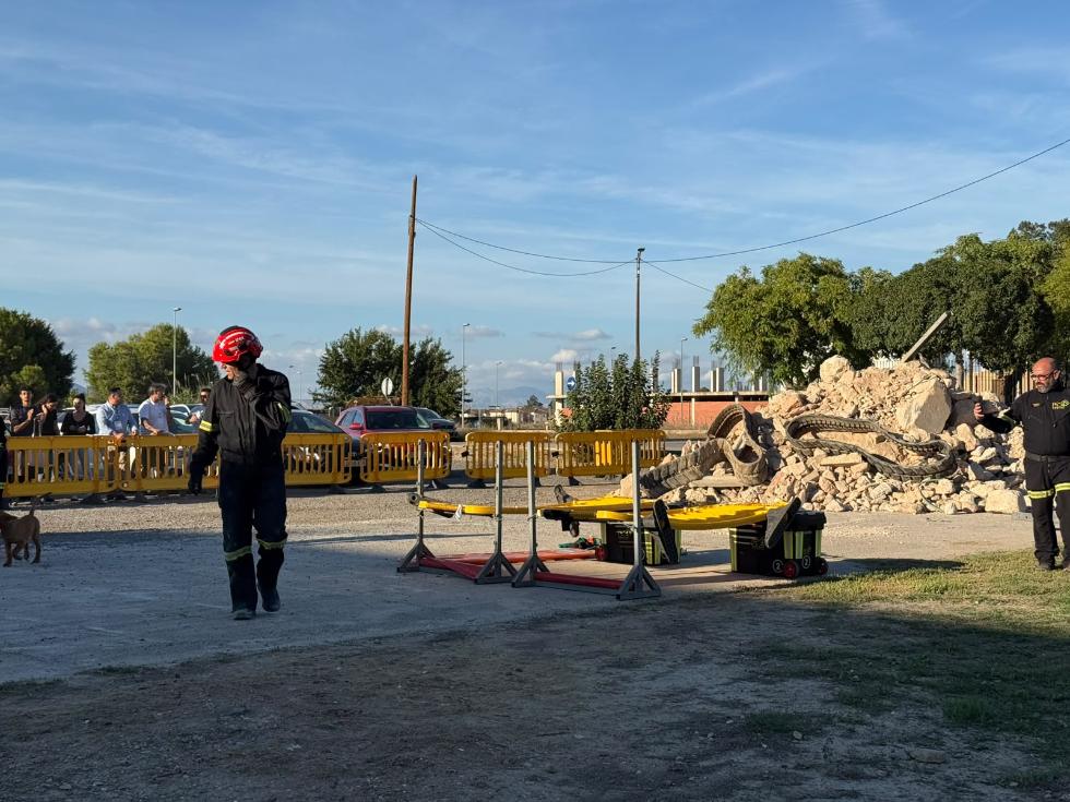 Simulacro de terremoto en Almoradí Simulacro de terremoto en Almoradí