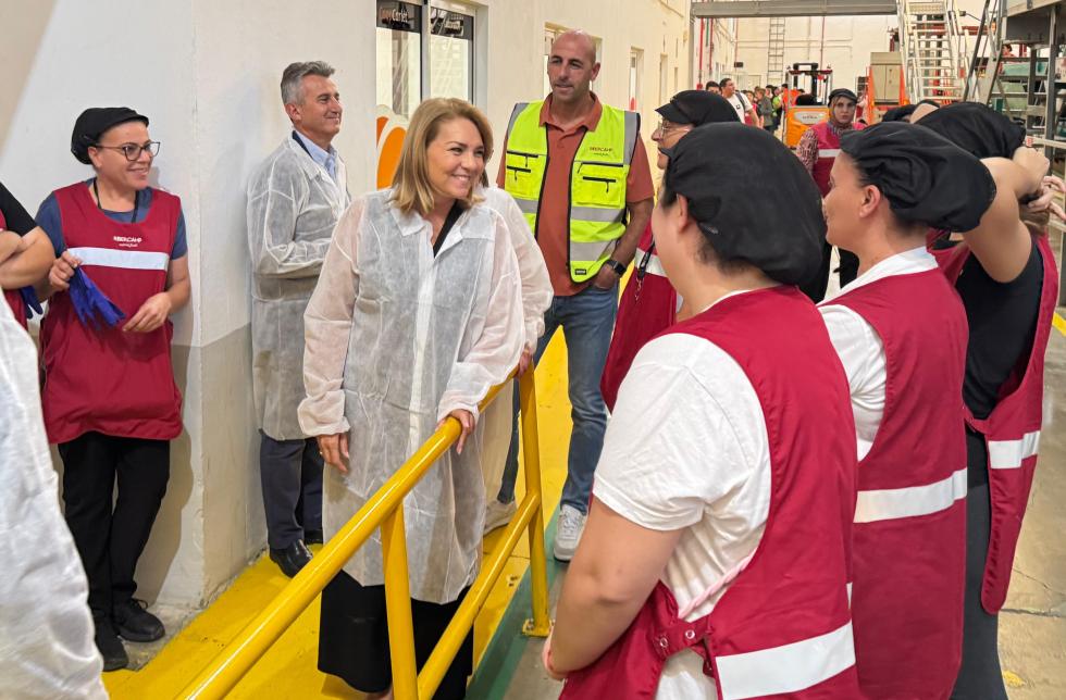 Susana Camarero visita Ribercamp CoopCarlet Susana Camarero visita Ribercamp CoopCarlet