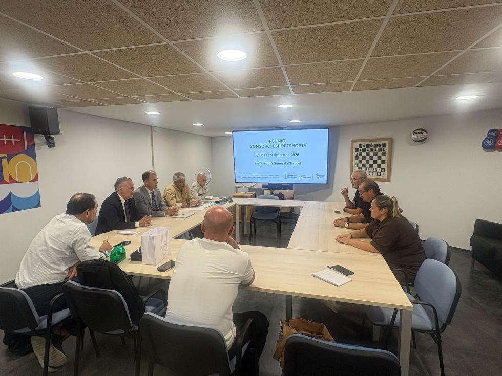 Reunión del Consorcio Esportshorta para desarrollar actuaciones de impulso del deporte local Reunión del Consorcio Esportshorta para desarrollar actuaciones de impulso del deporte local