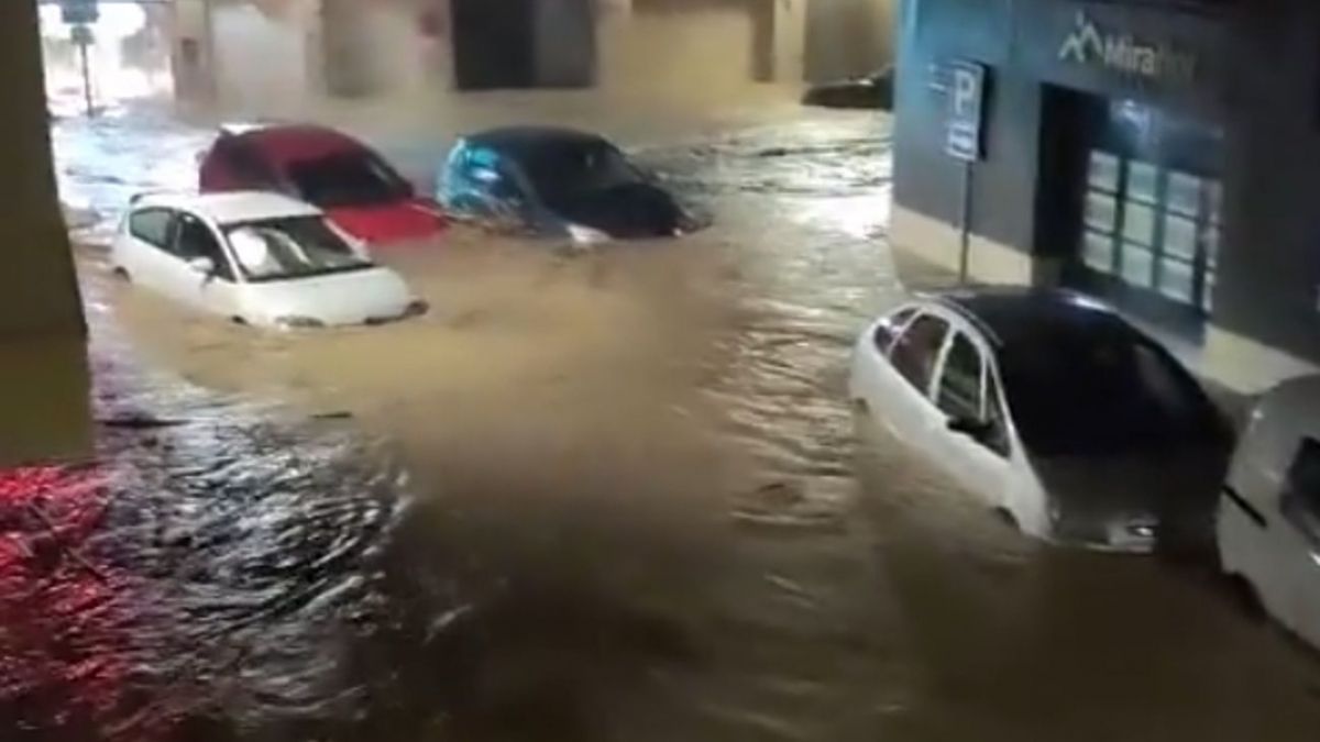Inundacions en la Marina Alta per la DANA Adam (Font: AVAMET) Inundacions en la Marina Alta per la DANA Adam (Font: AVAMET)