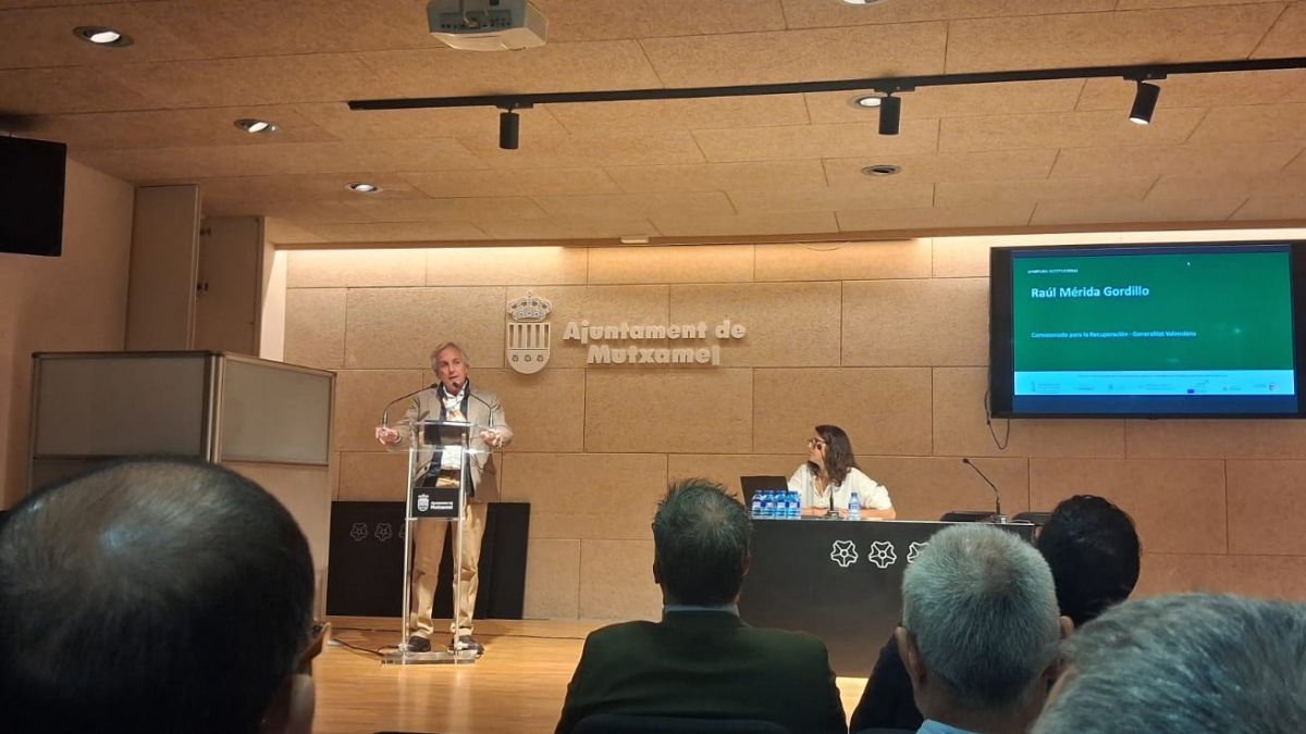 El comisionado para la Recuperación, Raúl Mérida, presenta los detalles del río Monnegre El comisionado para la Recuperación, Raúl Mérida, presenta los detalles del río Monnegre