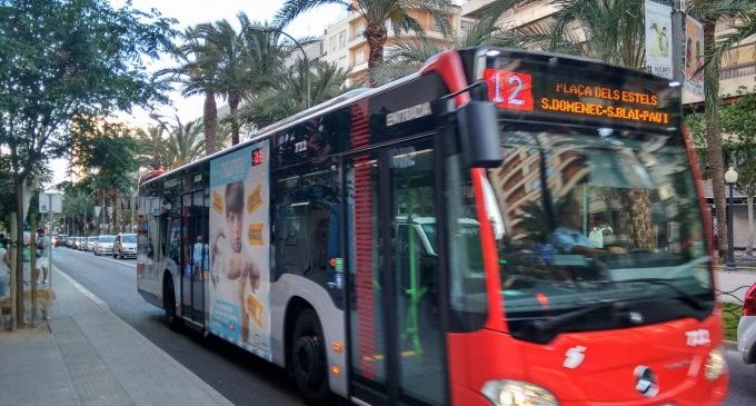 Viatjar en els autobusos d'Alacant serà un 50% més barat a partir de febrer