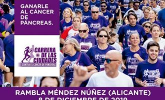 Alacant celebra la V edició de la Carrera de les Ciutats contra el Càncer de Pàncrees el 8 de desembre