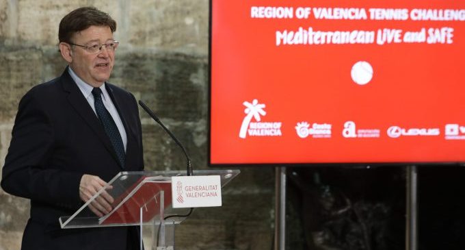 Ximo Puig anuncia la celebración del 'Region of Valencia Tennis Challenge' este fin de semana en Benitachell