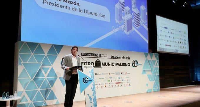 Mazón anuncia una inversión extraordinaria de 58 millones para ayudar a los ayuntamientos en 2022