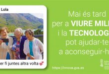 El Consell lleva a las calles de Alicante la campaña 'Nunca es tarde para vivir mejor' para acercar la tecnología a las personas mayores