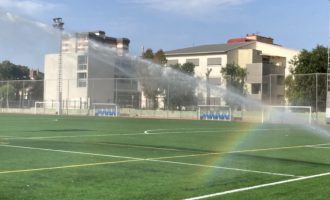 Alicante reestrena los campos de fútbol Antonio Solana, San Blas y Florida Babel con un nuevo césped artificial