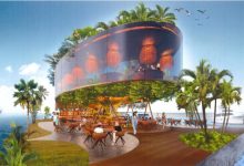 Així serà l'espectacular edifici de la nova plataforma-illa del Port d'Alacant