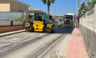 Comencen les obres de millora de l'asfaltat a Sant Vicent del Raspeig