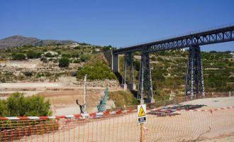 La Generalitat inicia las obras del viaducto del Quisi de la Línea 9 del TRAM d'Alacant