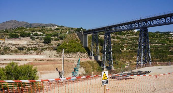 La Generalitat inicia las obras del viaducto del Quisi de la Línea 9 del TRAM d'Alacant