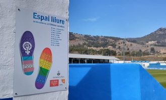 El camp municipal del Collao d'Alcoi, espai lliure de LGTBIfobia
