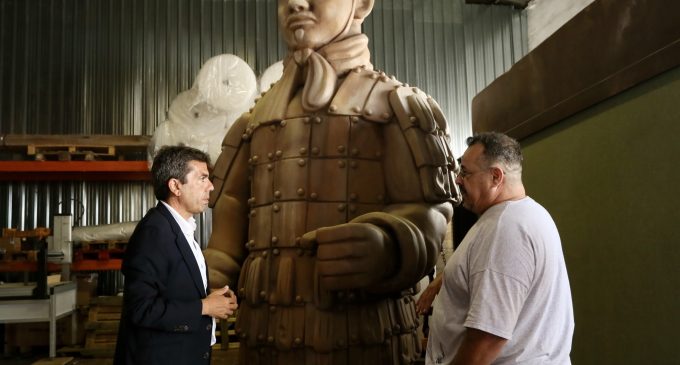 Un guerrer de Xi’an d'onze metres d'altura serà exposat a l'Esplanada