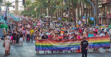 Actes, programació i recorregut final de la manifestació de l'Orgull LGTBI a Alacant