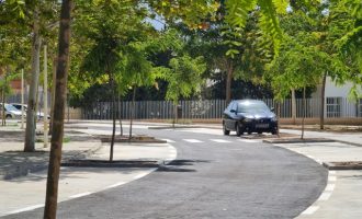 Elda finaliza el vial con aparcamiento y arbolado que conecta la avenida de Ronda y la avenida de las Agualejas