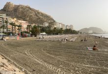 Las playas de Alicante vuelven a la normalidad tras el paso de la DANA
